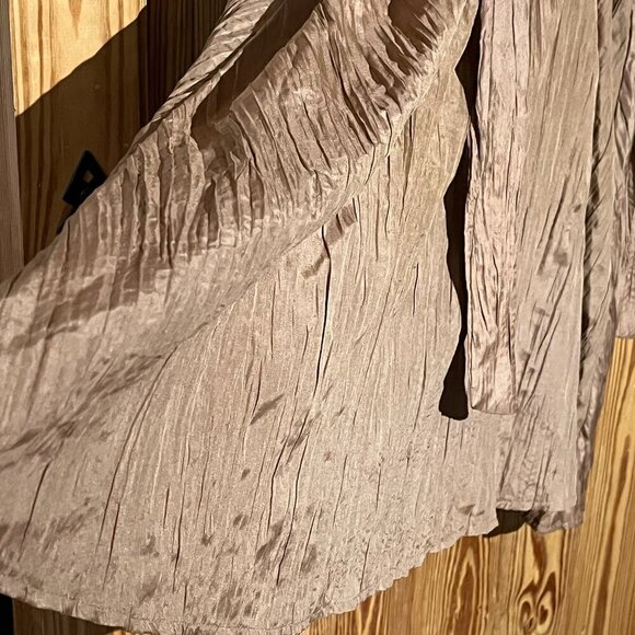 Anthropologie A'Reve Crochet Neck Empire Waist Flare Knee-Length Dress - Picture 5 of 13